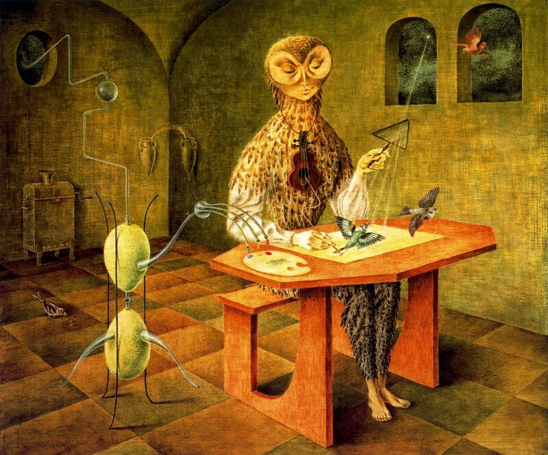 Creación de las aves por Remedios Varo