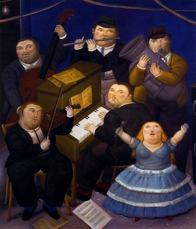 Fernando Botero La orquesta