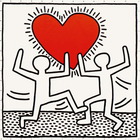 Keith Haring corazon