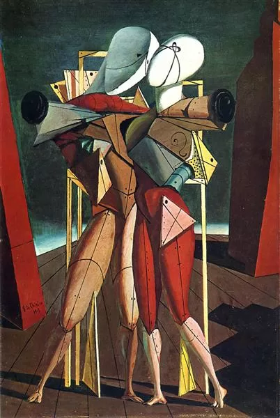 La pintura Héctor y Andrómaca de Giorgio de Chirico