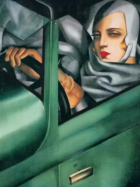 Autorretrato de Tamara Lempicka  selfportrait