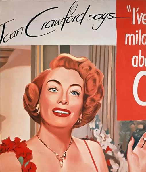 Joan Crawford dice por James Rosenquist pop