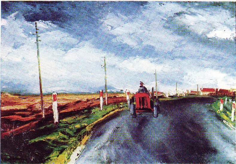 Maurice Vlaminck y su obra El tractor rojo