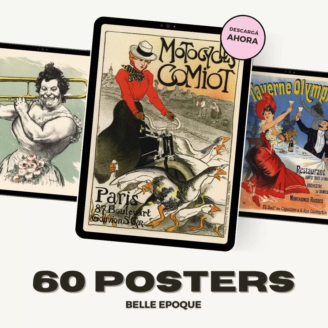 Descargá gratis 60 posters de la Belle Époque